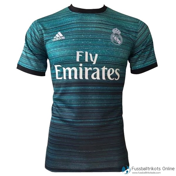 Real Madrid Training Shirts 2017/18 Grün Schwarz Fussballtrikots Günstig